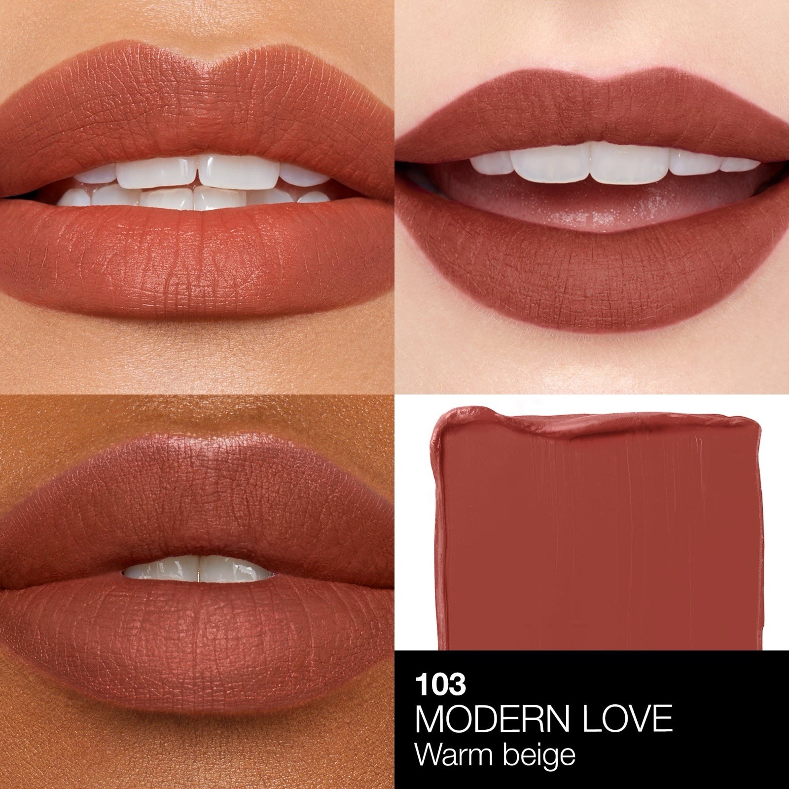 Nars Powermatte Lipstick MODERN LOVE 103 (warm beige) 0.05oz./1.5 fast Shipping