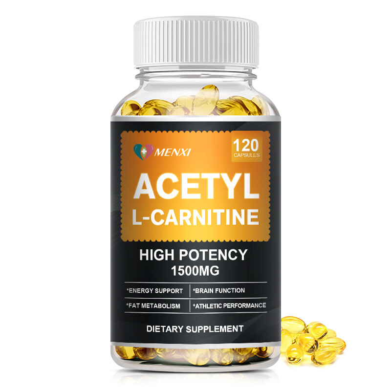 Acetyl L-Carnitine 1500mg, 120 Capsules – Non-GMO and Gluten Free High Potency
