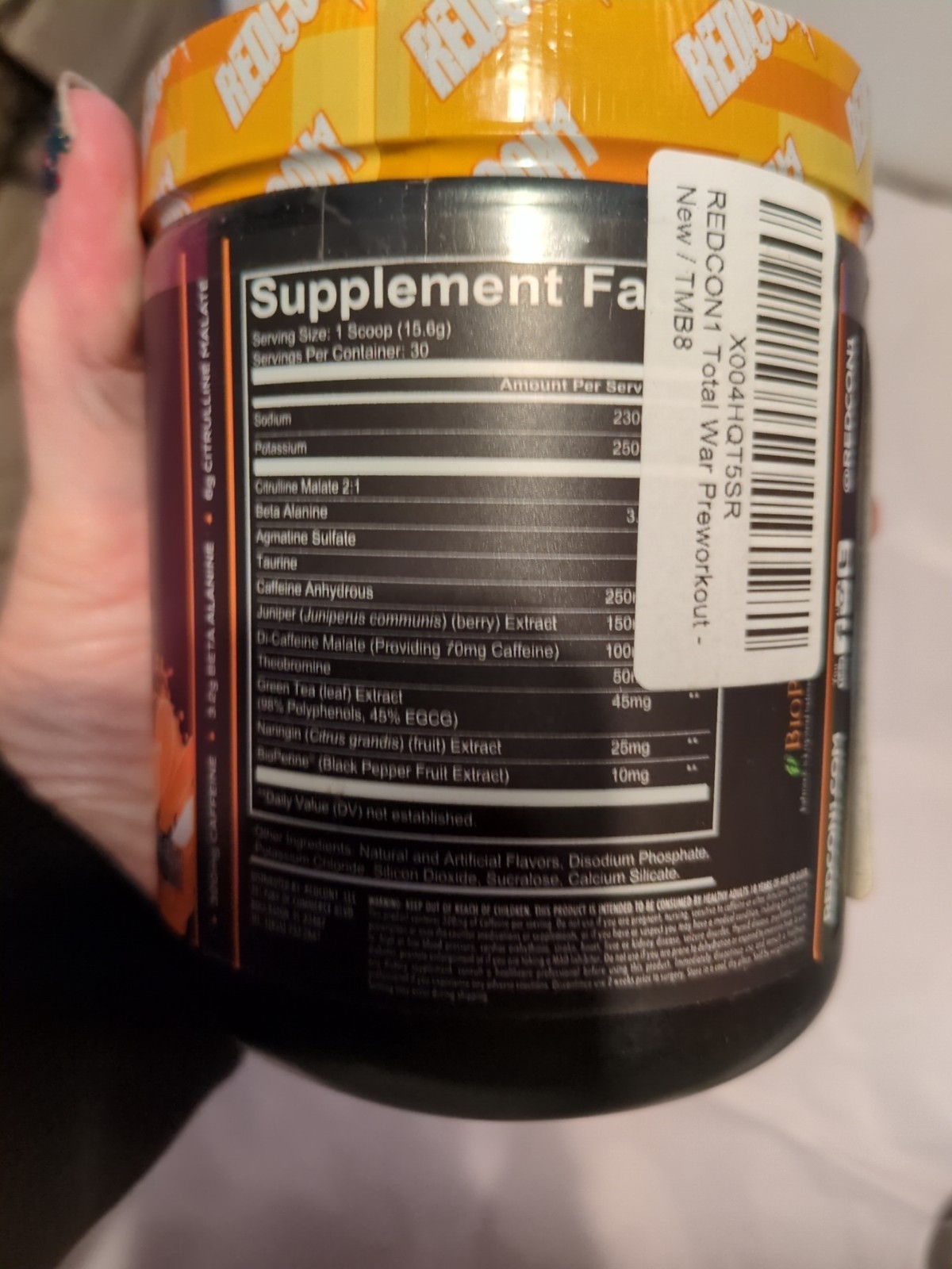 Total War®, Pre-Workout, Orange Crush, 15.66 oz (444 g)