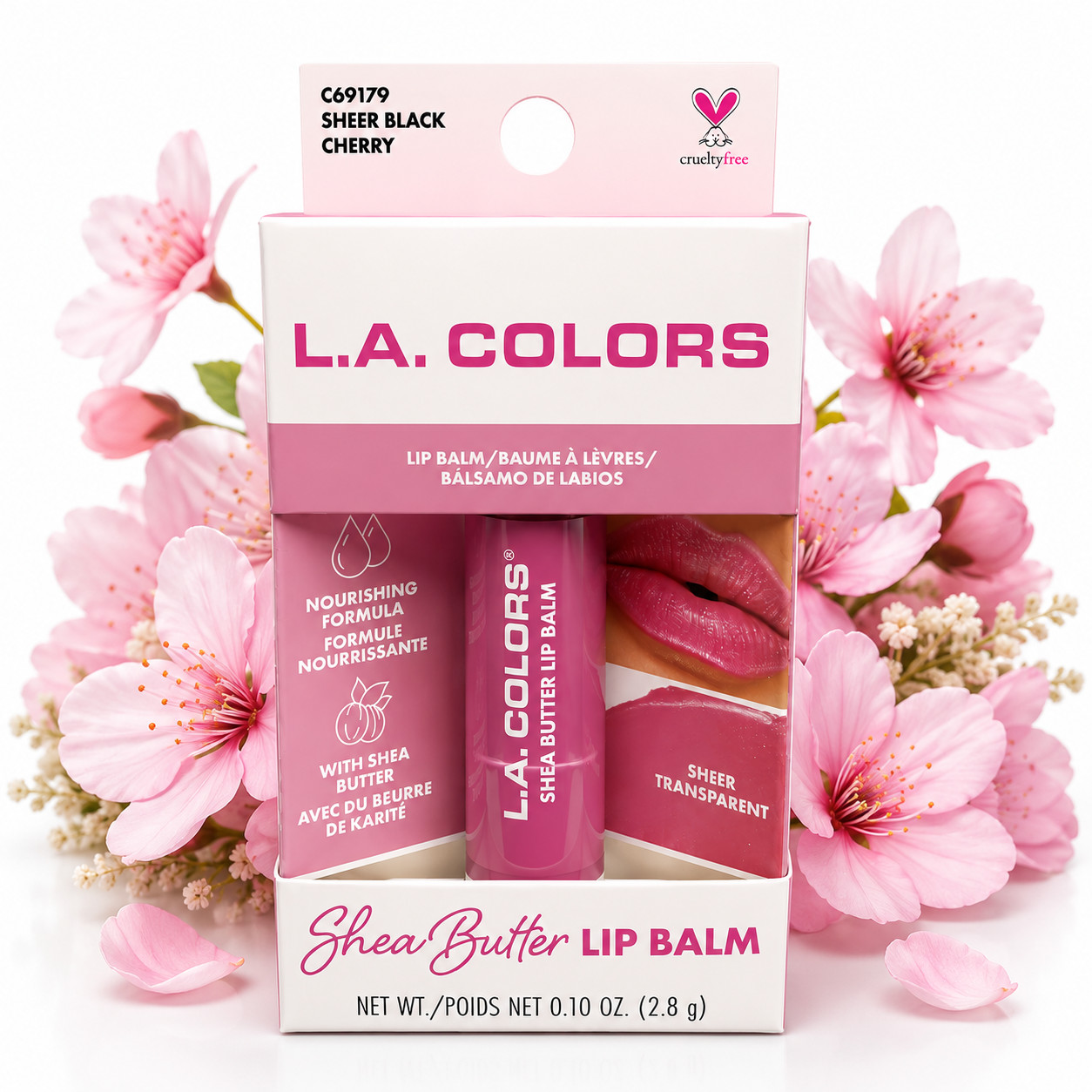 L.A. Colors Shea Butter Lip Balm SHEER PEACH – New