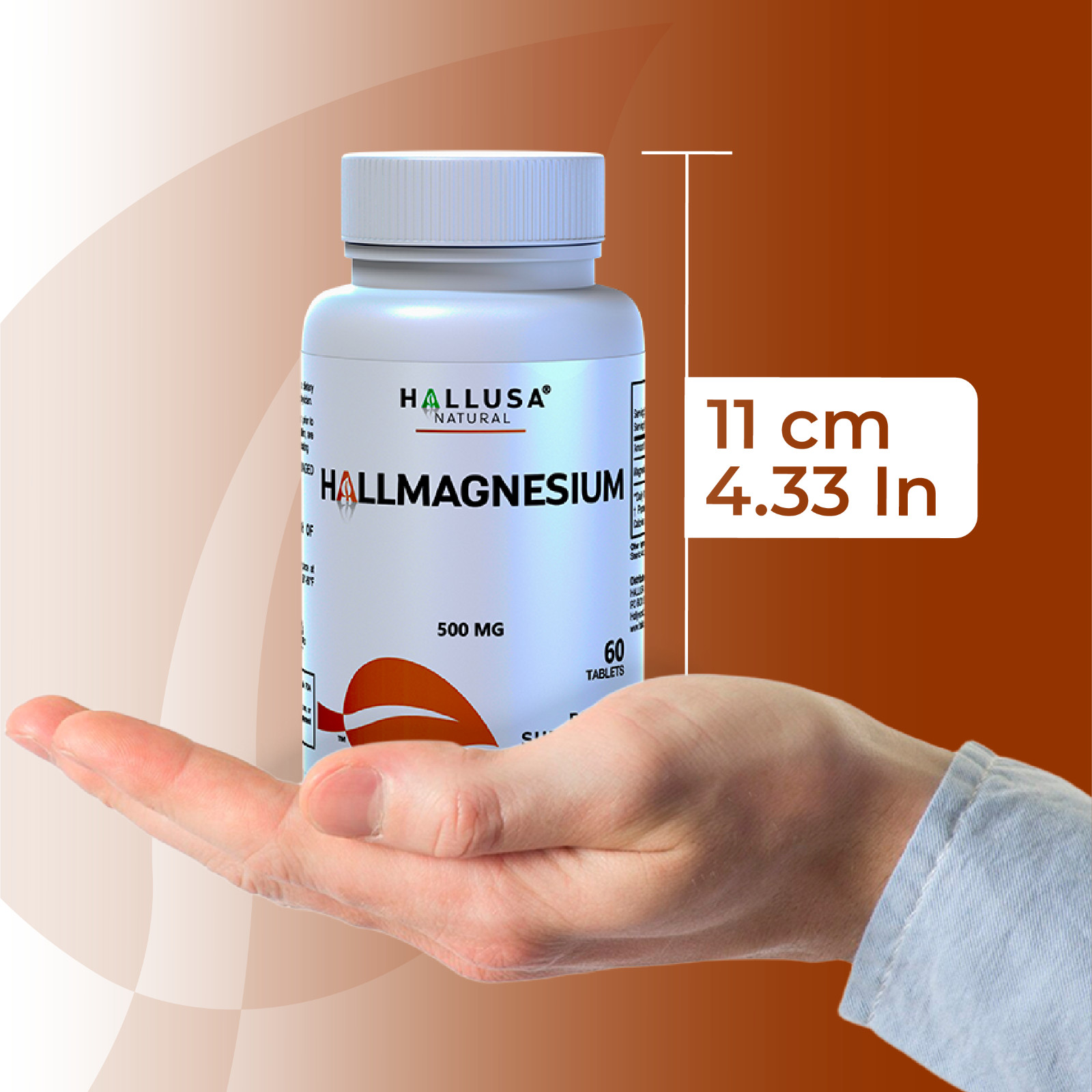 MAGNESIUM – Muscular & Nervous System Support – Bone Wellness – 60 Tab