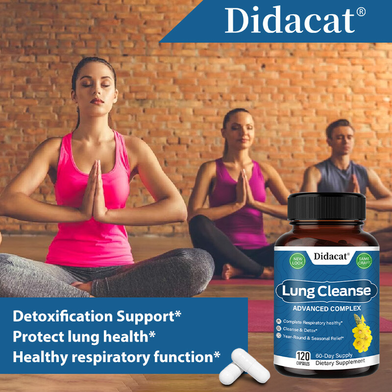 Lung Cleanse Advanced Complex Supplement Detox, Respiratory & Lung Health
