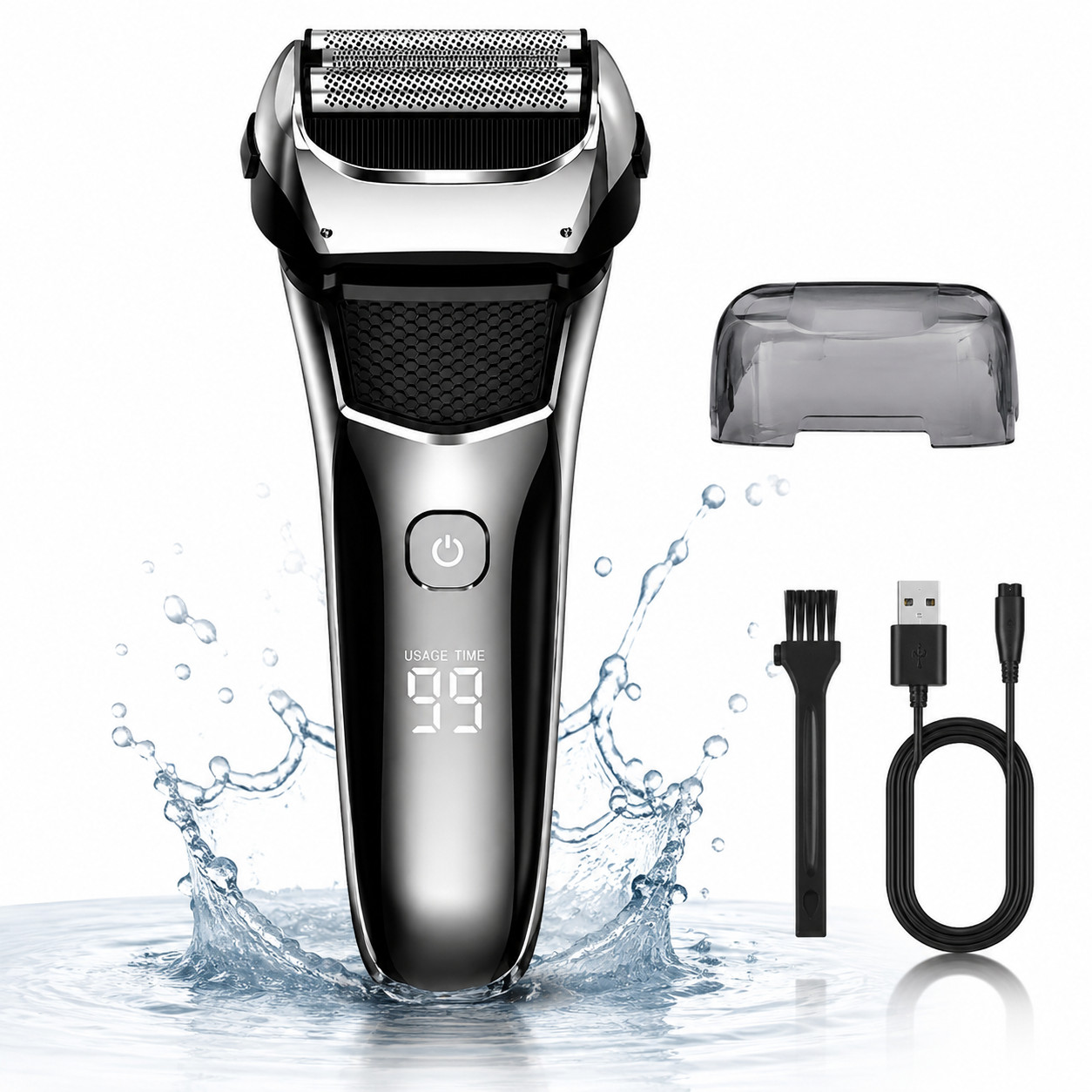 Electric Razor for Men,Shavers for Men Electric Razor Wet Dry