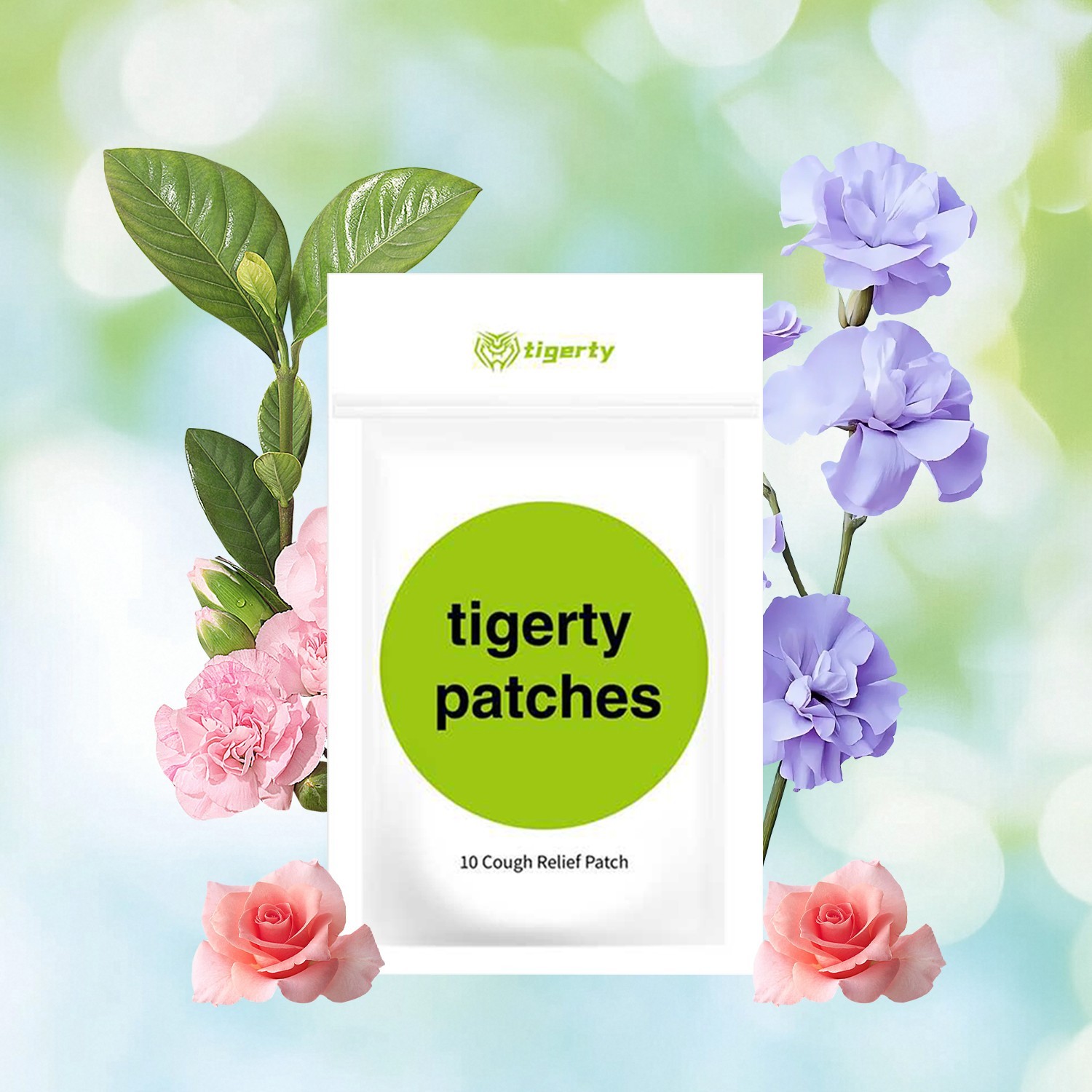 Natural Cough Relief Patch, Herb Sticker for Chest & Throat, Soothing Breathing