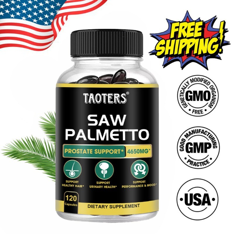 Saw Palmetto Extract 1600 Mg Prostate Supplement Urinary Men’s Health 120 Caps