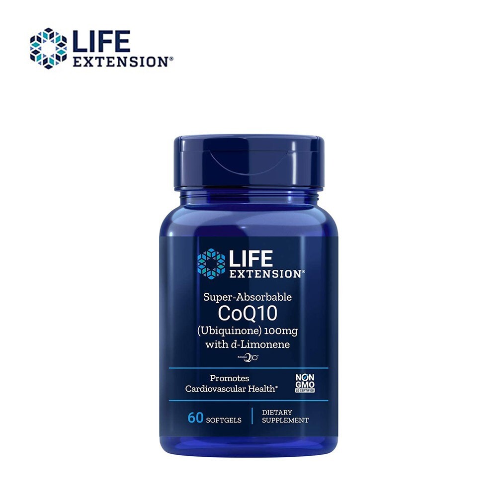 Life Extension, Super Absorbable CoQ10 with d-Limonene 100 mg – 60 sg