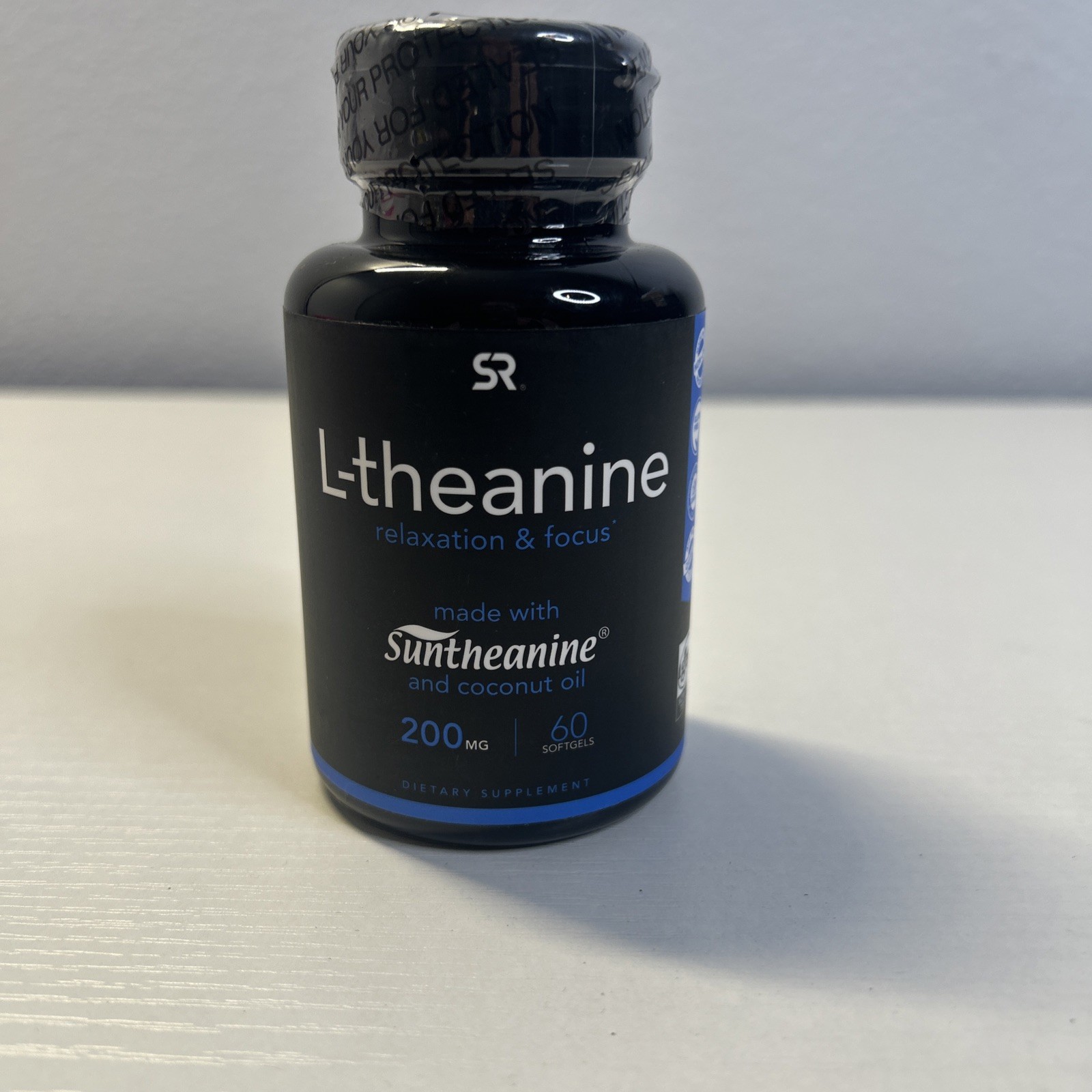 Sports Research L-theanine 200mg (60 Softgels) EXPIRED 7/2023