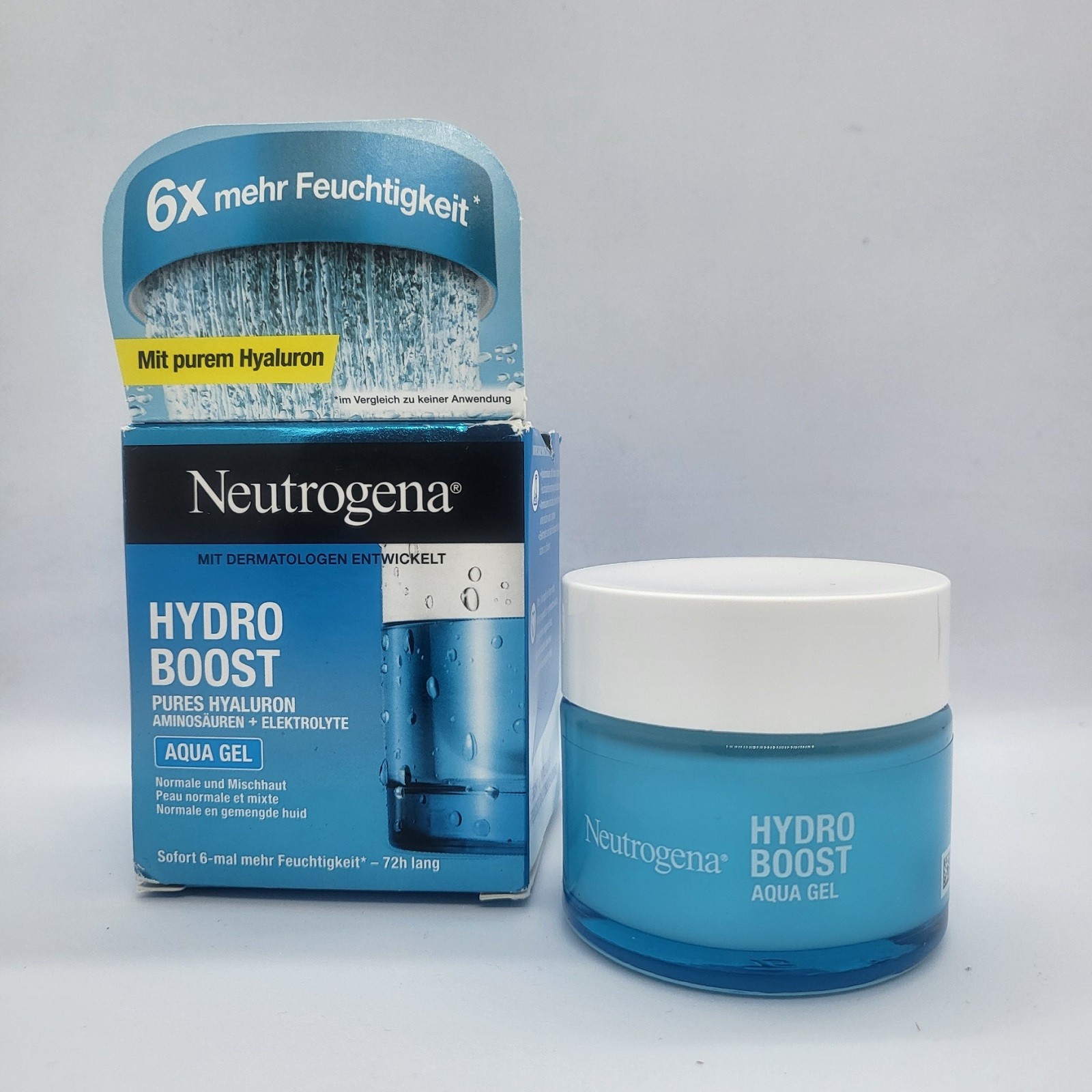 LOT OF 2 Neutrogena Hydro Boost Aqua Gel 50ml – NEW (Open Box / Unsealed)