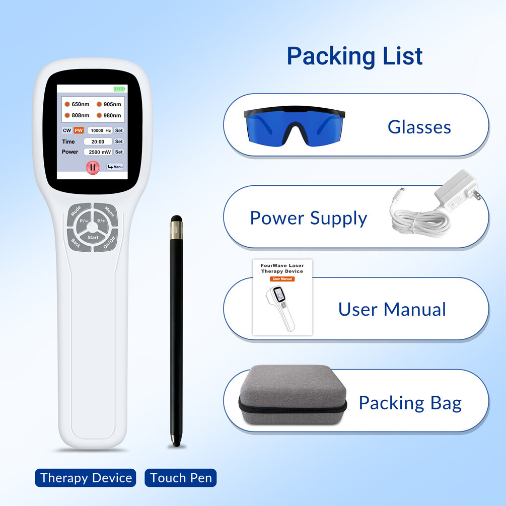 Touch Screen Laser Therapy Device for Chronic Pain,Soft Tissue Injury 25 Diodes