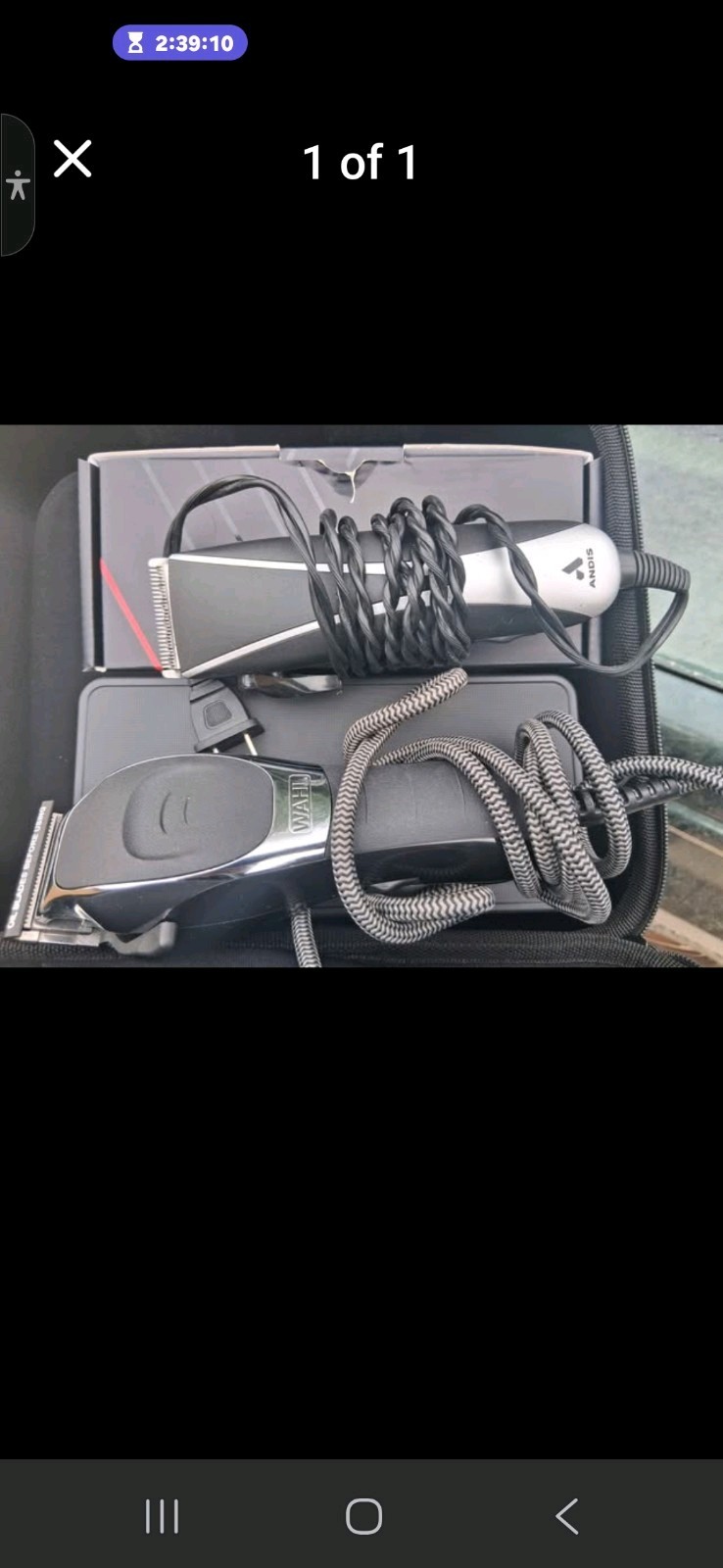 Wahl Corded Electric Hair Clipper Set w/ Accessories, Black, Unisex