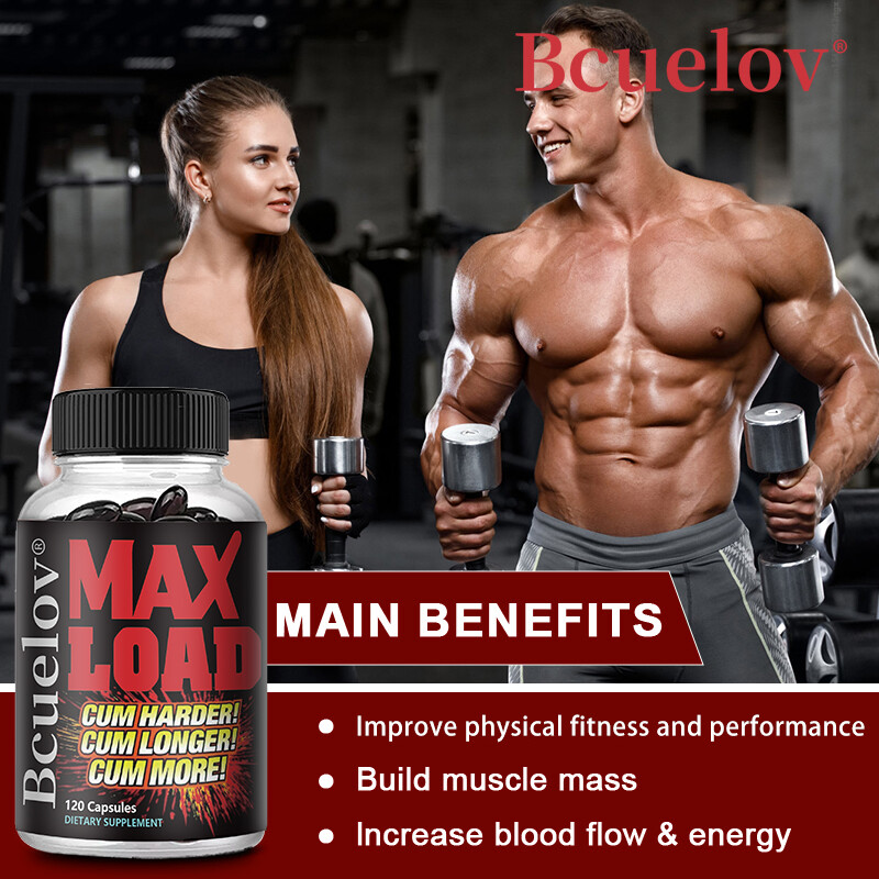 Max Load for Men – Contains Maca, Horny Goat, Vitamins, Tribulus -Muscle Booster