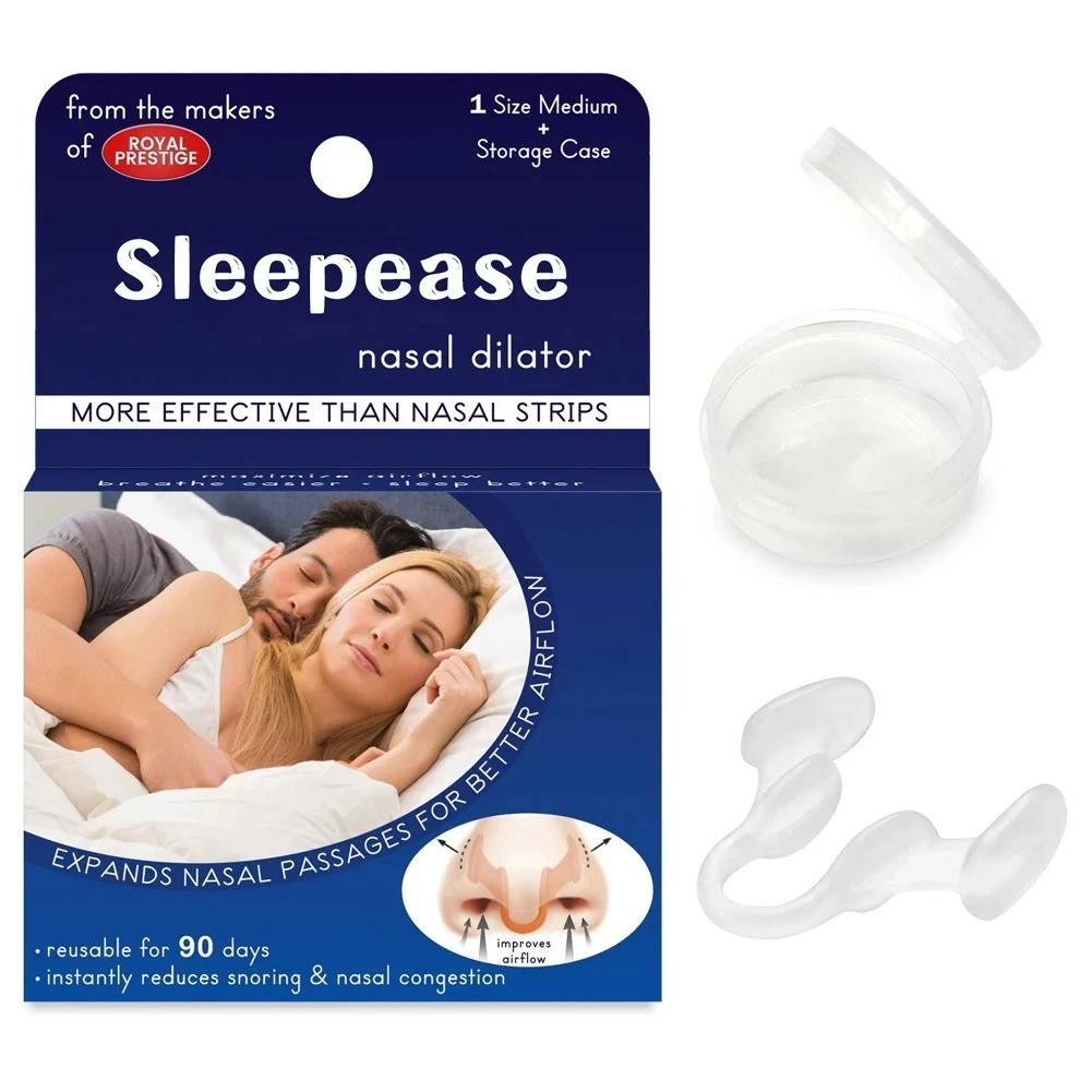 1Pc Silicone Anti Snoring Nose Clip Nasal Dilator Sleep Aid Breathing Device