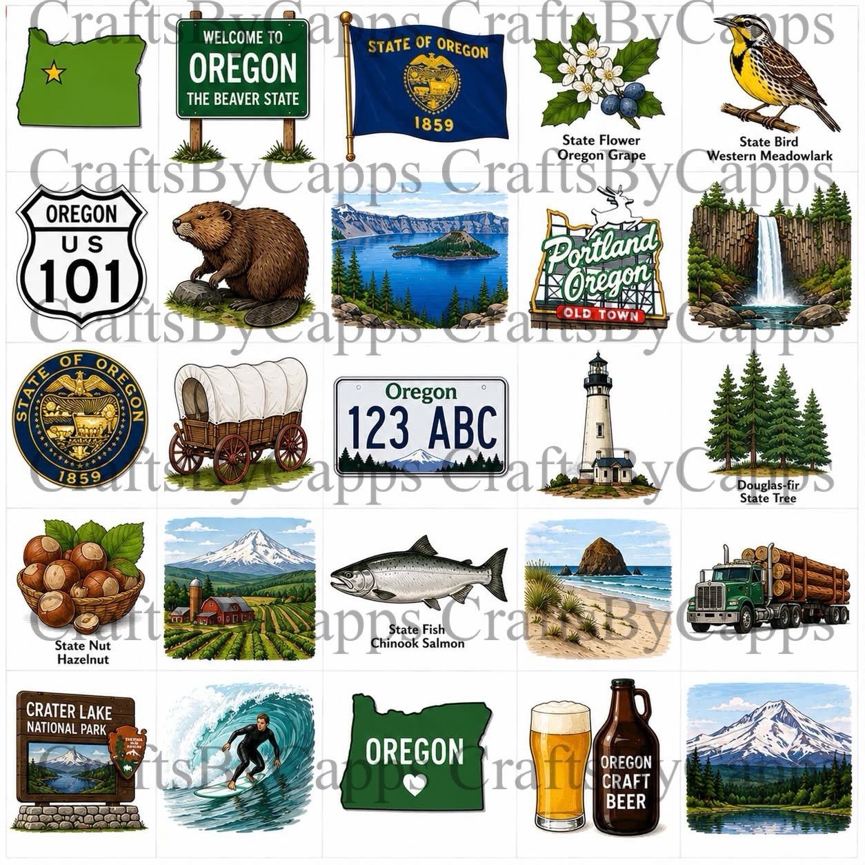 Oregon Waterslide Decals For Nails, Hot Wheels, Etc Set Of 50 KC