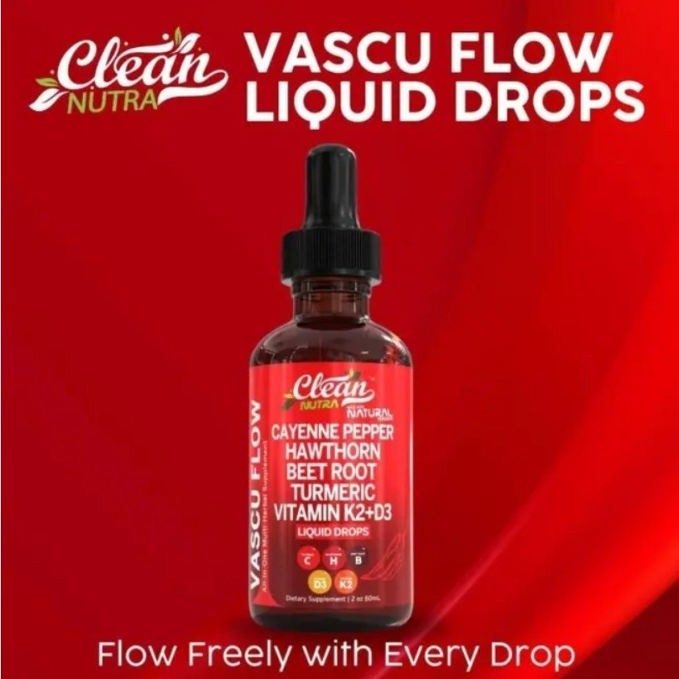 Cayenne Pepper Hawthorn Beet Root Turmeric Vitamin K2+D3 Liquid Drops 60ML 1-3X