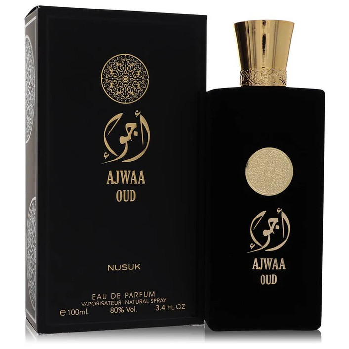 Ajwaa Oud by Nusuk Eau De Parfum Unisex Spray 3.4 oz