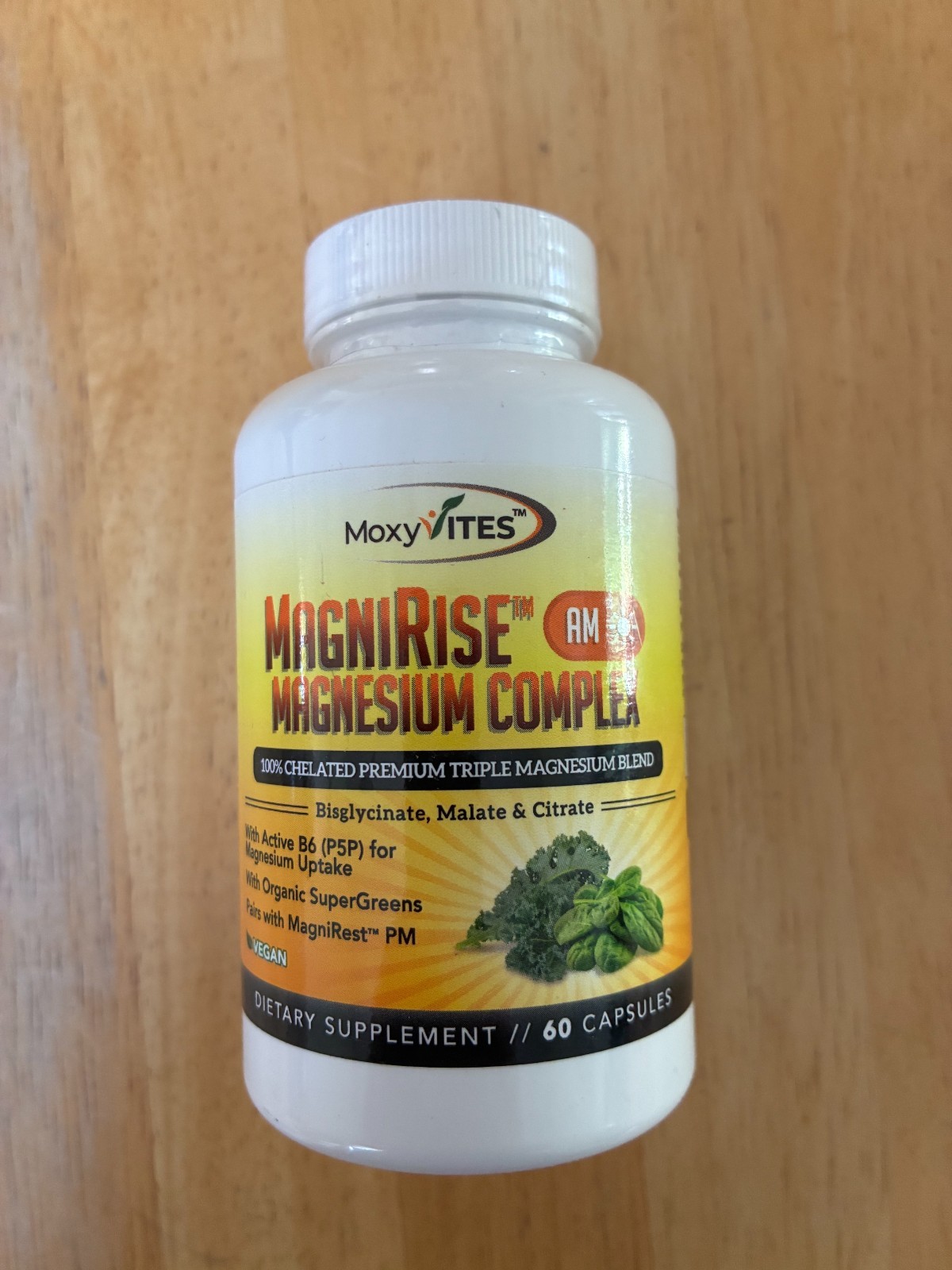 MoxyVites MagniRise™ AM Magnesium Complex Blend Formula 60 Capsules