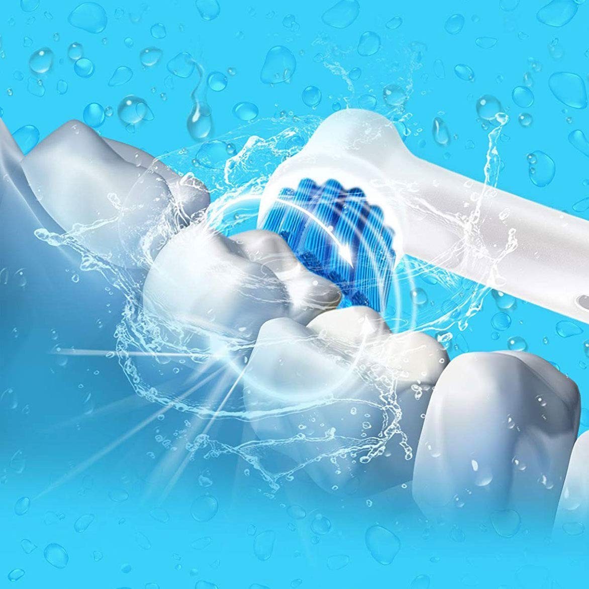 Sensitive Toothbrush Heads Compatible with Braun Oral-B Electric Toothbrush – 4