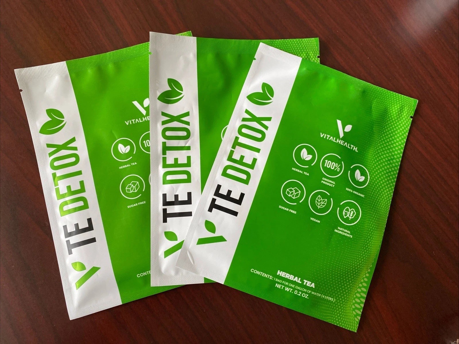 Vital Health V-DETOX Herbal Tea 3 Weeks Supply 1 Pack Makes 1 Gal Fast Shipping