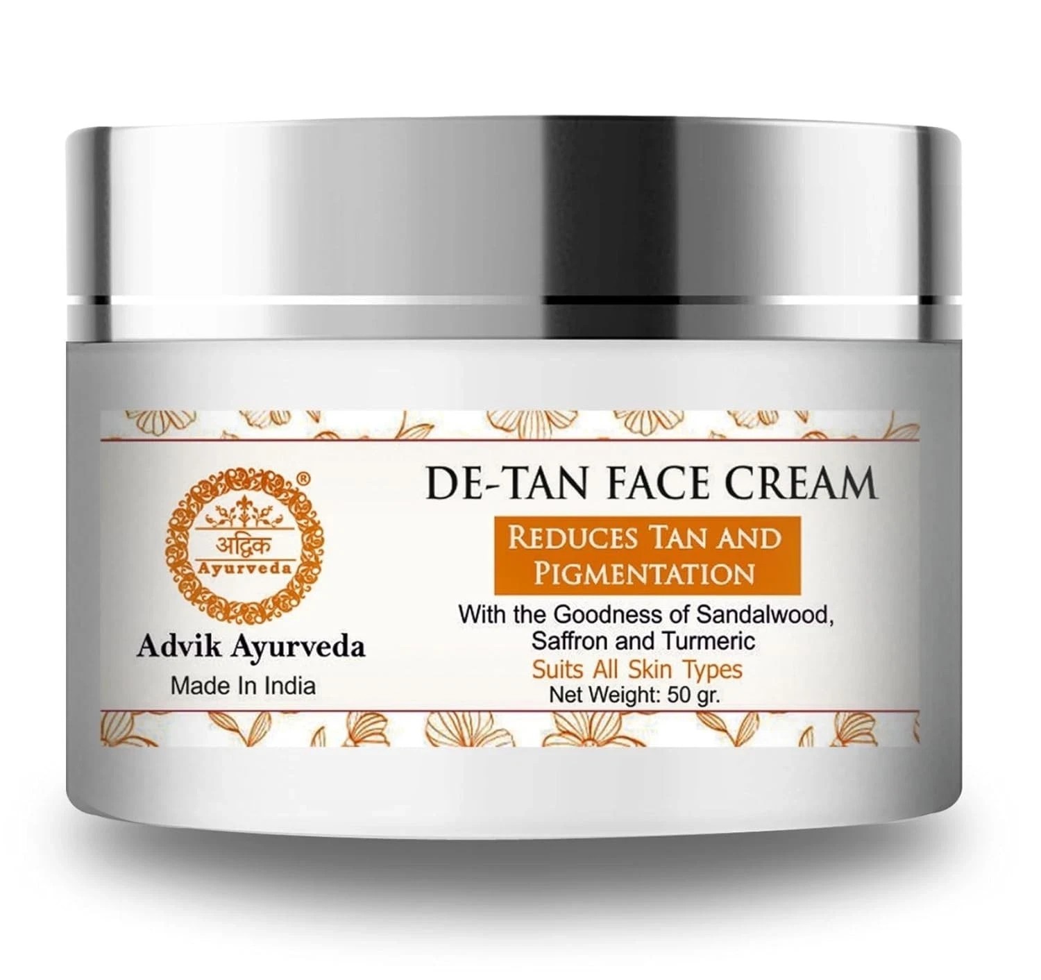 Advik Ayurveda De Tan Face Cream 50gm