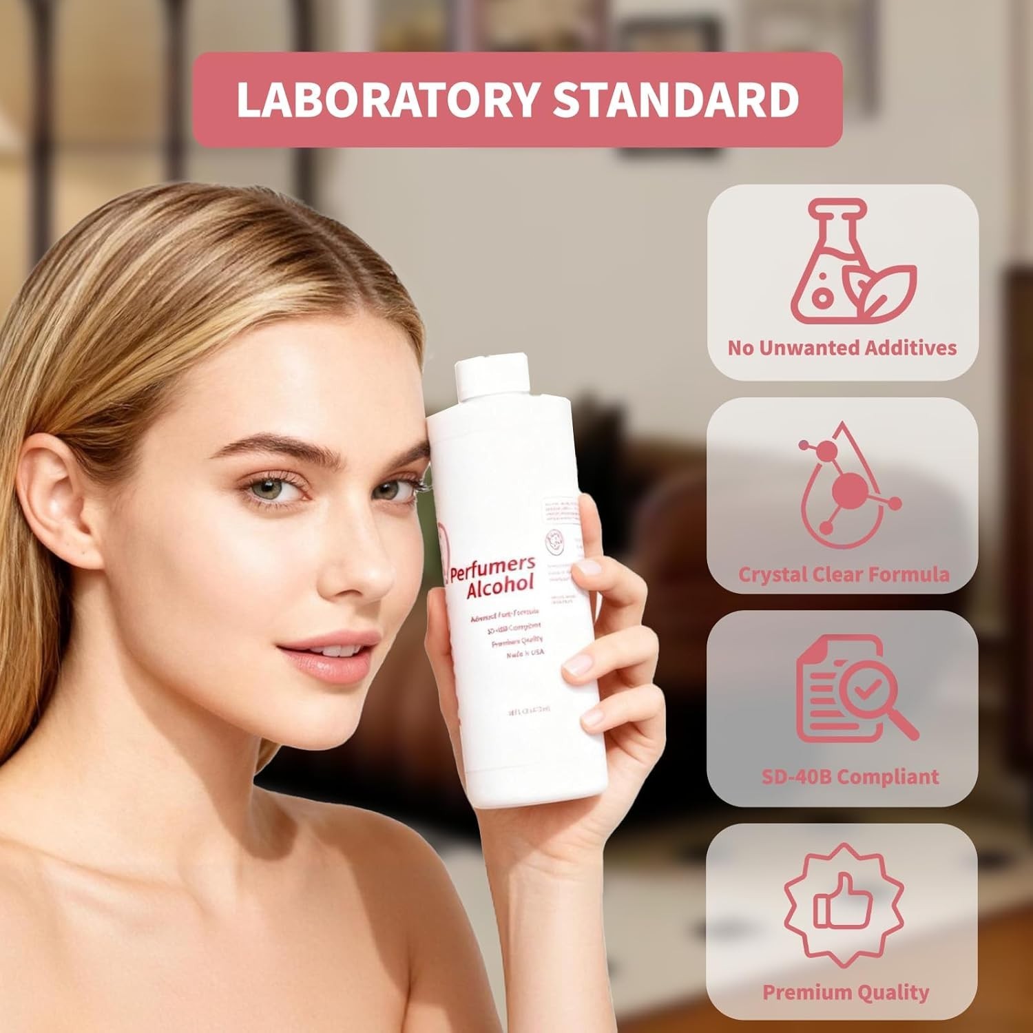 Perfumers Alcohol Premium SD 40B Denatured Ethanol for DIY Perfume Making 16oz