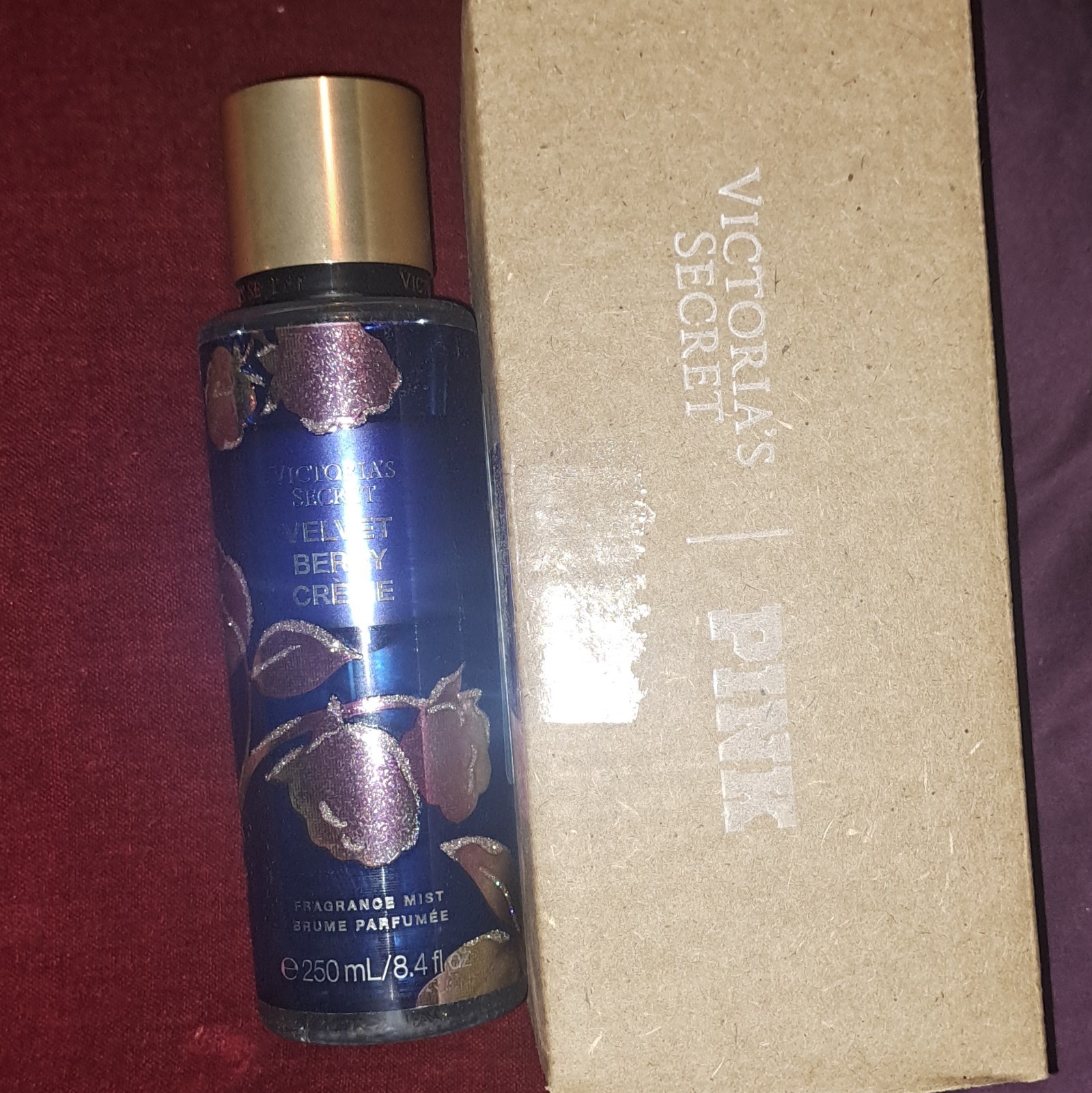 Victoria’s Secret Velvet Berry Crème Fragrance Mist for Women 8.4 fl oz