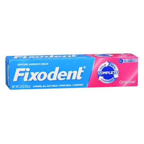 Fixodent Denture Adhesive Cream 2.4 Oz by Fixodent