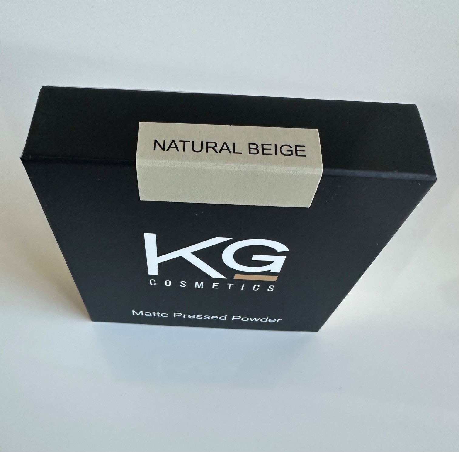 KG Cosmetics Matte Pressed Powder – Natural Beige – 12g / 0.4 fl. oz.