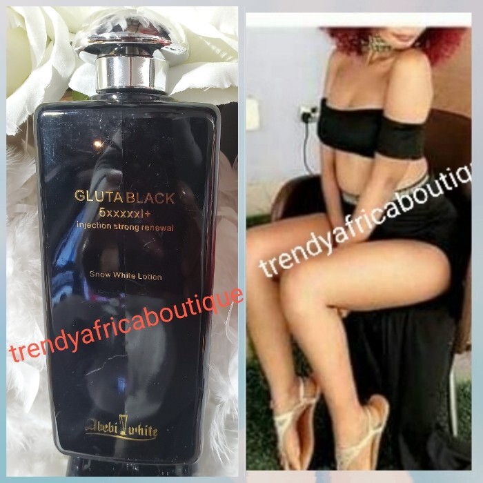 Abebi white Gluta Black 5x Snow White Body Lotion effective ?500ml X 1