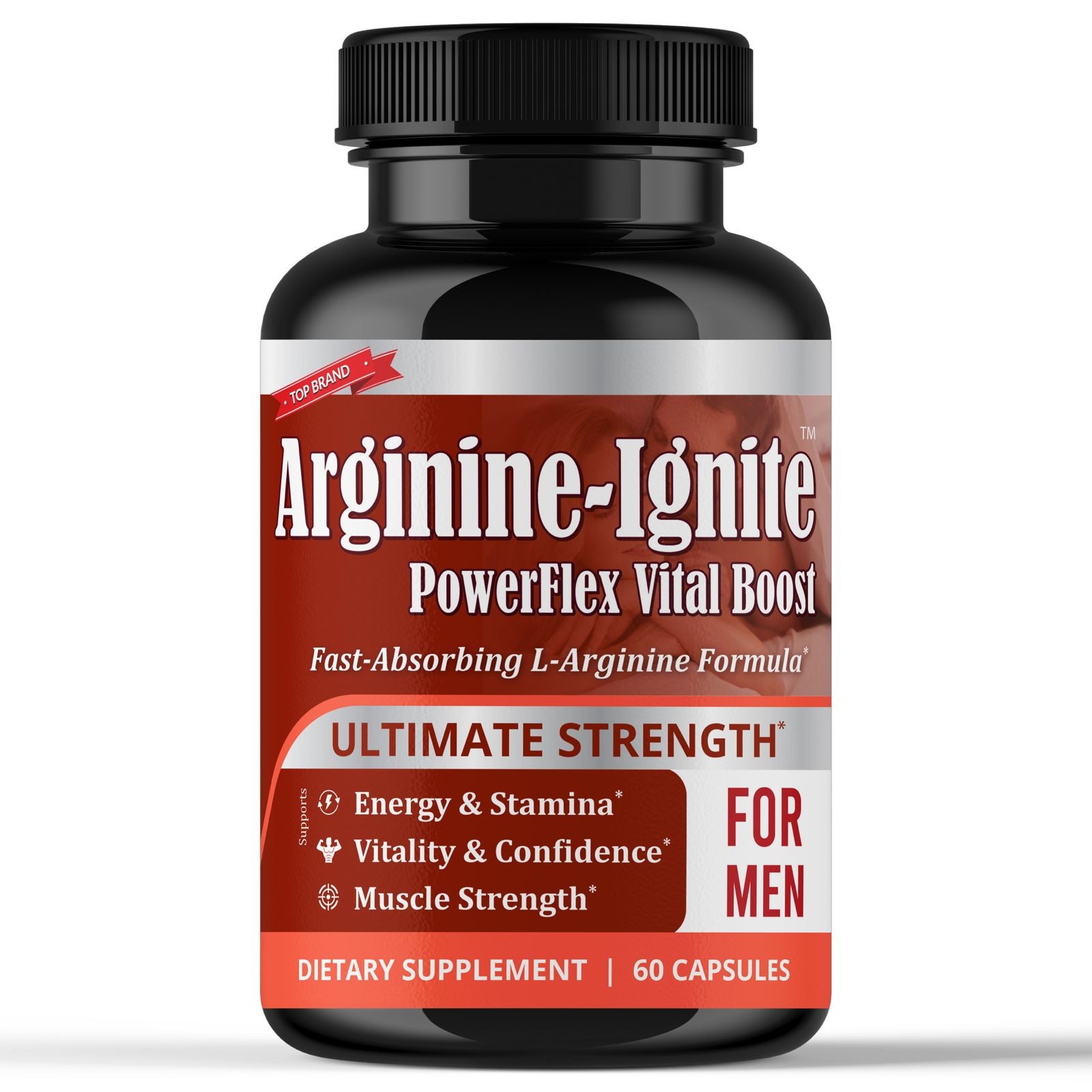 Arginine Ignite Male Enhancement Formula Performance, Libido, Stamina Support 60