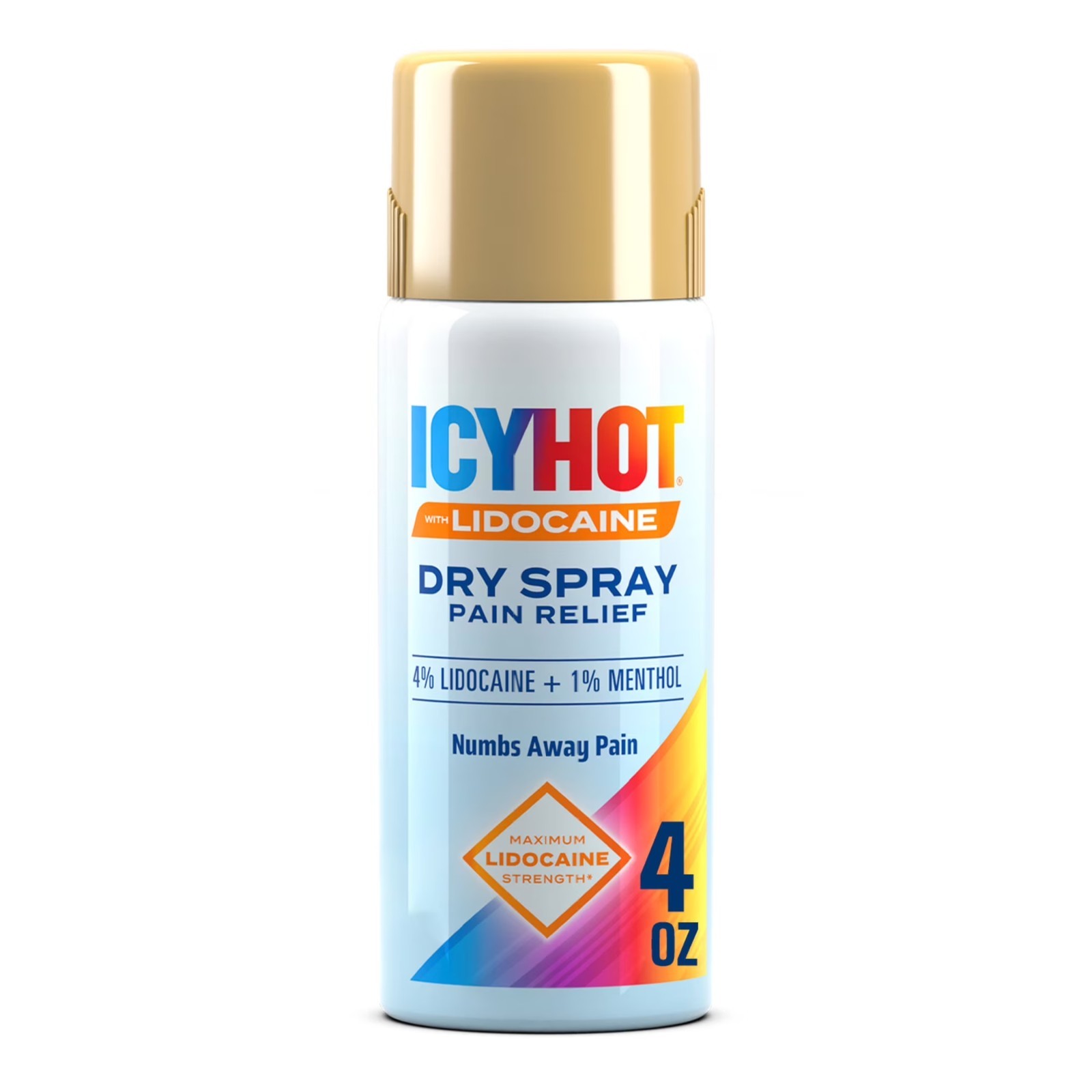Icy Hot Max Strength Pain Relief Spray 4oz with Lidocaine and Menthol
