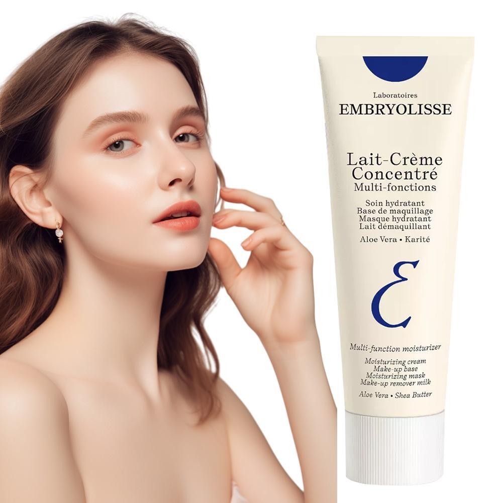 Embryolisse Lait-Crème Concentré, Face Cream & Makeup Primer 2.54 oz 75ml New