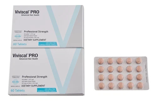 VIVISCAL PROFESSIONAL HAIR FORMULA 180 TABLETS pro strength men /women exp 11/27