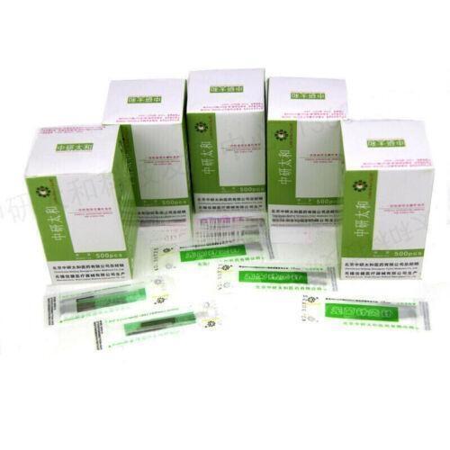 Acupuncture Spring Needles 500 w/ Guide Tube zhongyantaihe Massage Cupping Treat