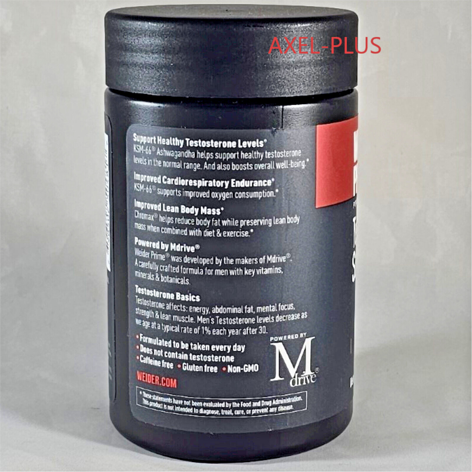 Weider Prime Testosteron Support, 120 Capsules EXP 01/2027