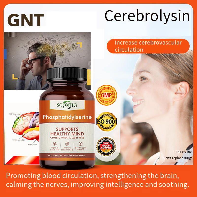 Phosphatidylserine Improve Memory Enhance Cognitive Abilities 120 Capsules Vegan