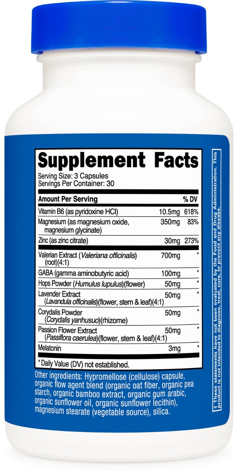 Nutricost Sleep Aid Complex 1330mg Serving (90 Capsules)