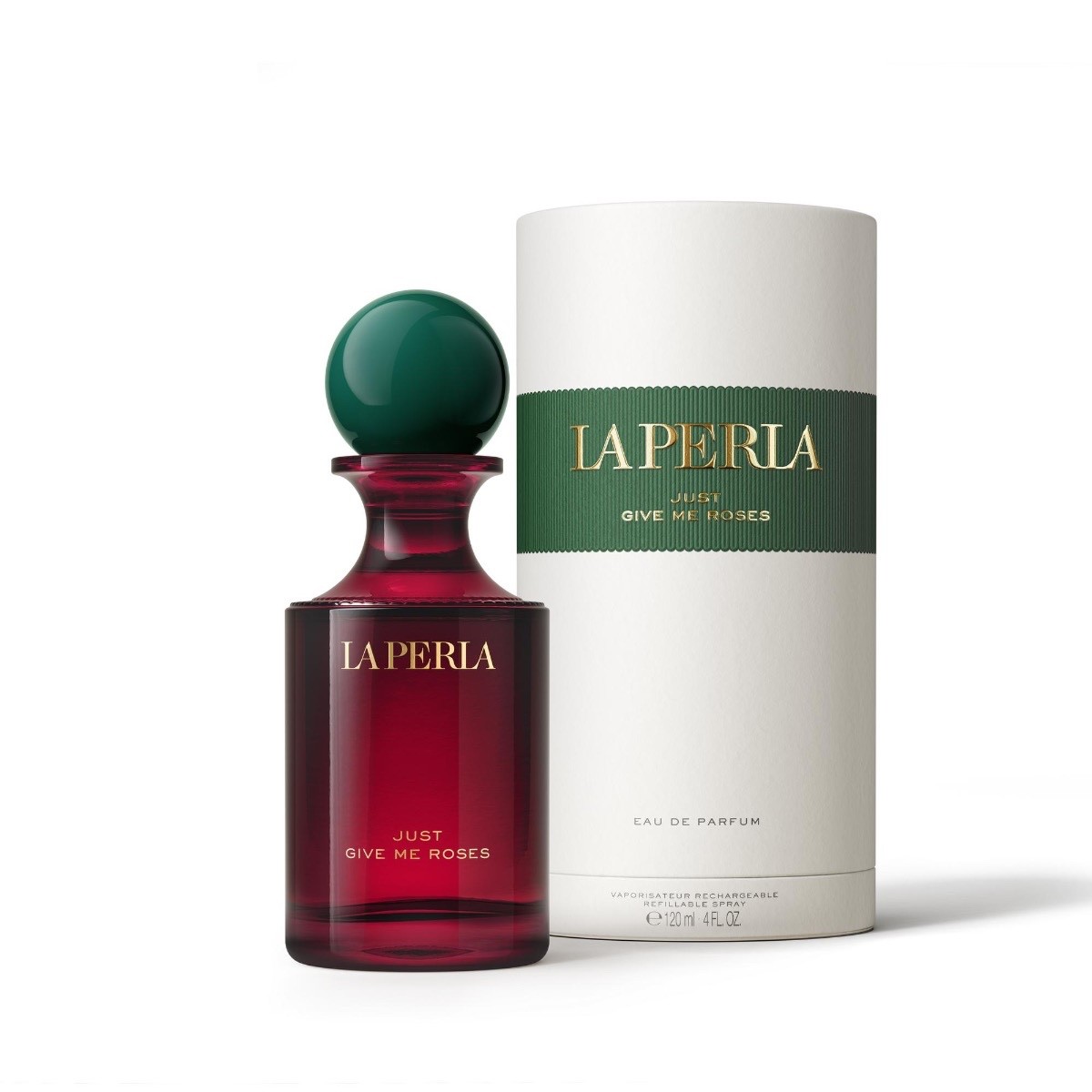La Perla Just Give Me Roses EDP Spray For Men, 4oz/120ml, *AUTHENTIC/SEALED*