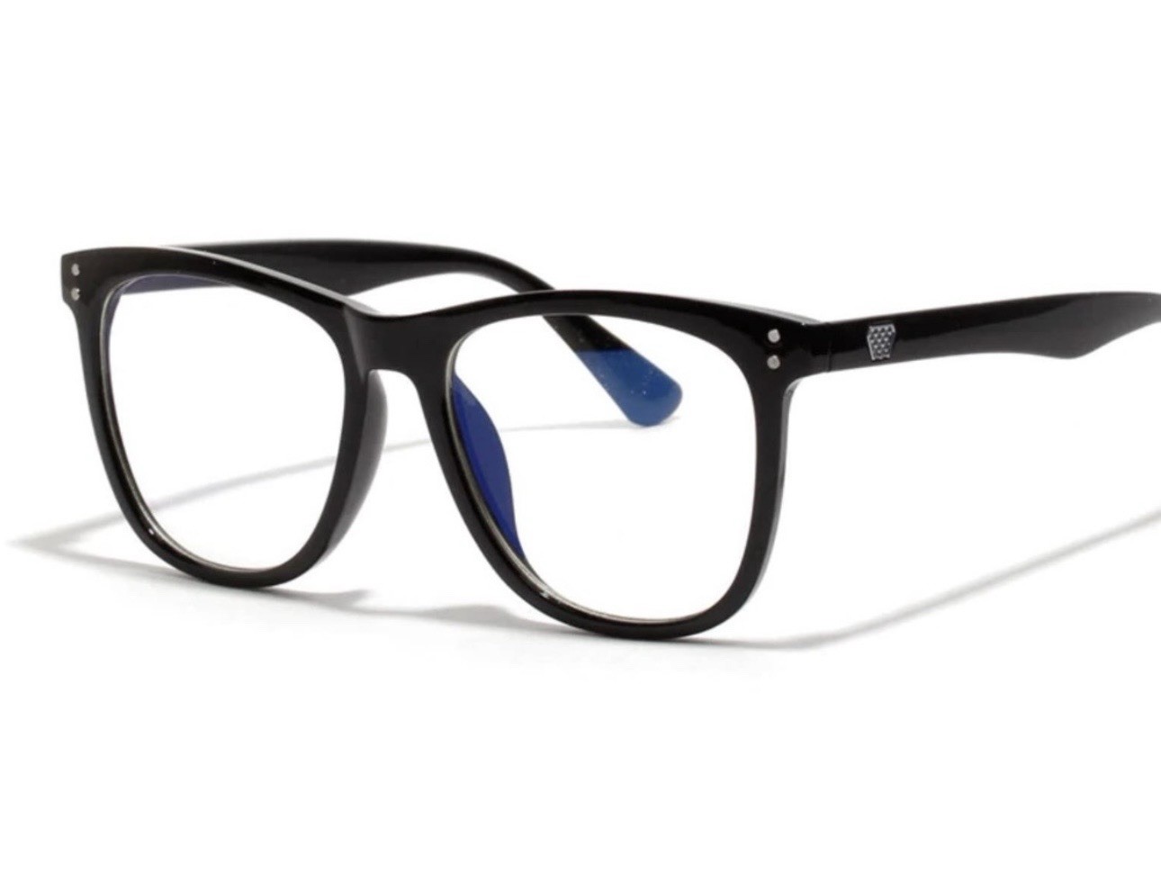 Black. blue light glasses.
