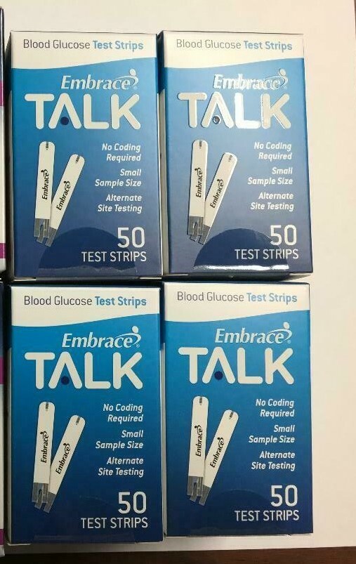 Embrace Blood Glucose (200) Test Strips Expiration: 03/01/2024