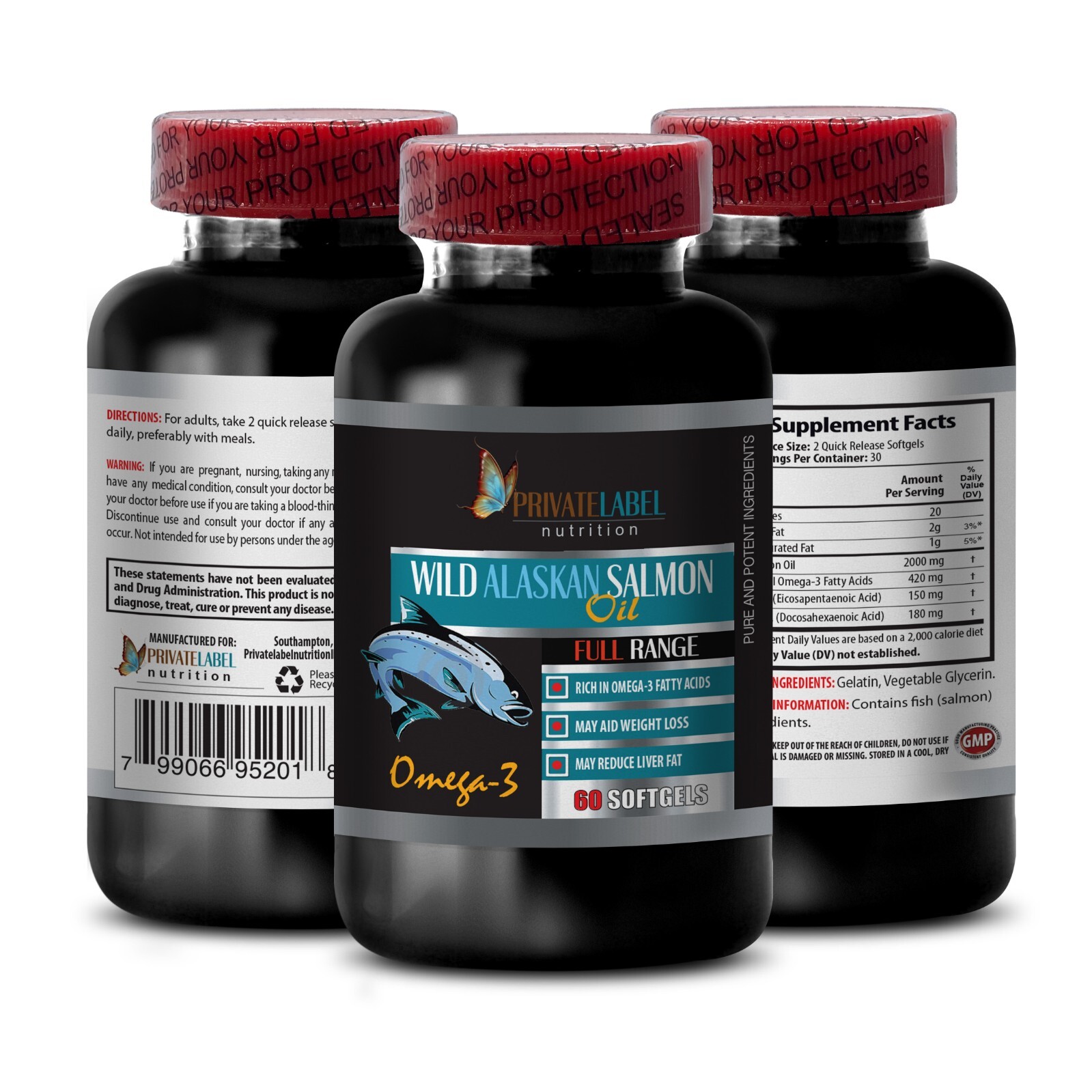 brain booster vitamins – WILD ALASKAN SALMON OIL – alaska salmon for people 1B