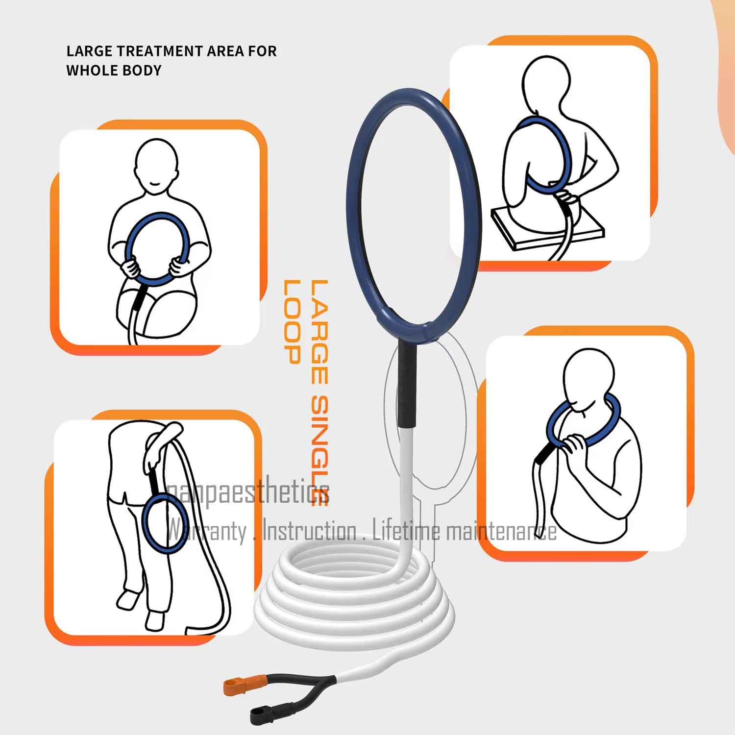 Professional PMST Loop EMTT PEMF Machine Physio Magnetic Therapy Pain Relief