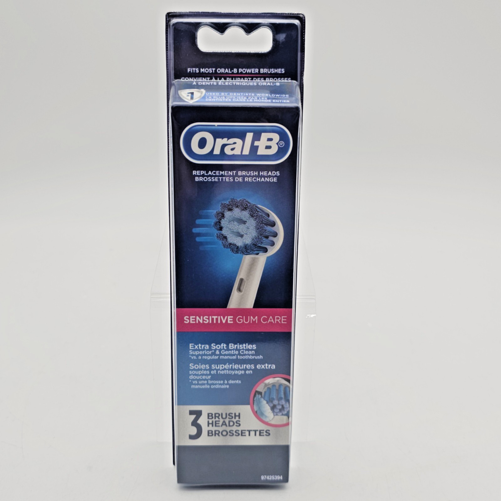 Oral-B Sensitive Gum Care Electric Toothbrush Heads Extra Soft Bristles 3-Pack