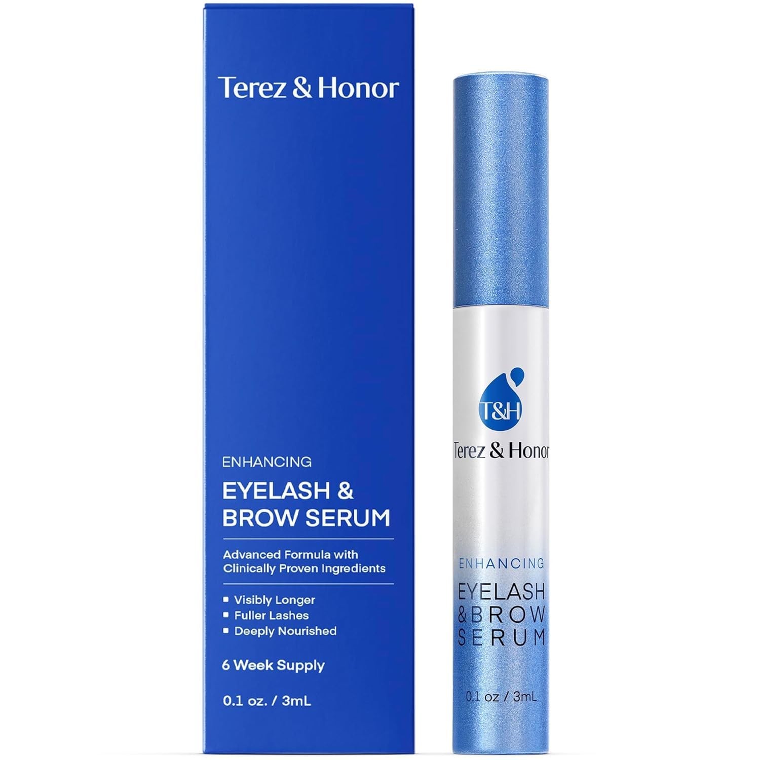 Advanced Eyelash Serum for Thicker, Longer Eyelashes and Eyebrows – Grow Lusc…