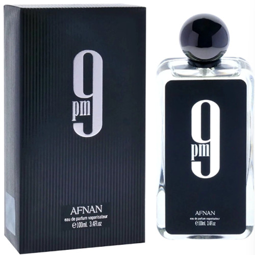 USA Super Fragrances 100ml 3.4oz Afnan 9 PM Eau de Parfum Spray-Men’s Cologne