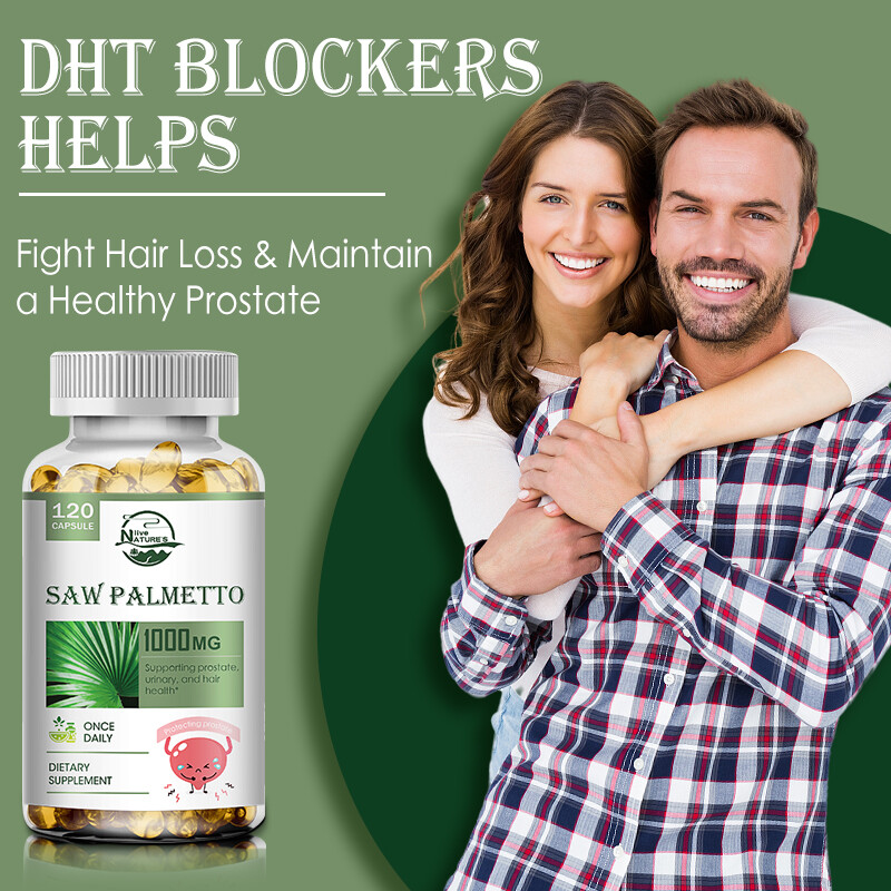 Saw Palmetto 1000mg – Premium 120 capsules Health Support Supplement