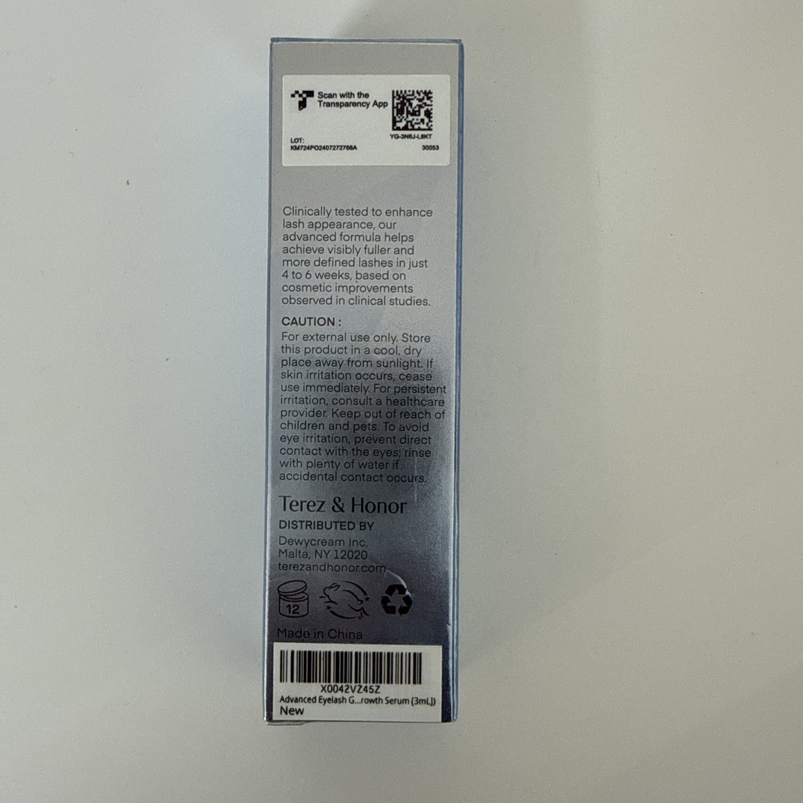 There’s And Honor Enhancing Eyelash And Brow Serum 3ml
