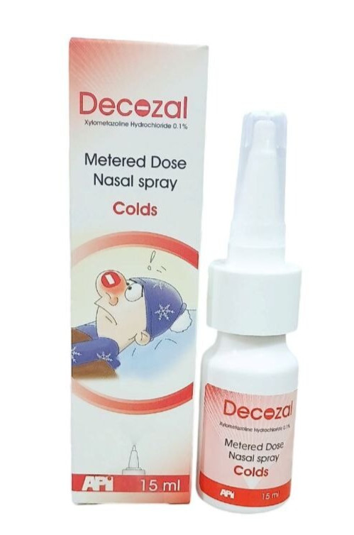 Decozal Nasal Spray – Metered Dose Decongestant for Blocked Nose & Cold Relief