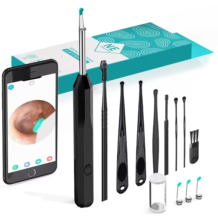 USB C Rechargeable Earwax Removal Tool Endoscope Smart Camera Visual Ear Cleaner