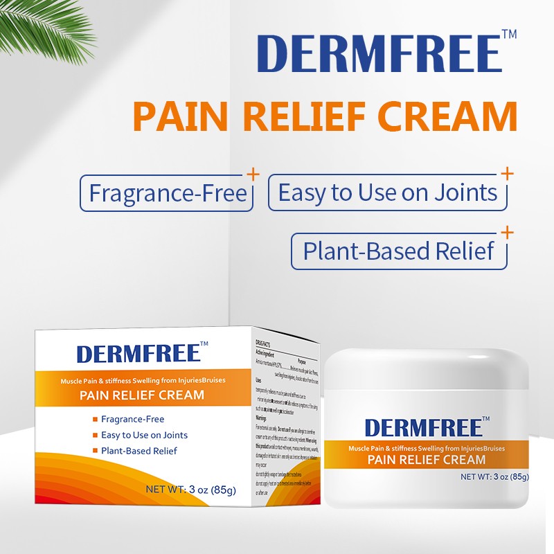 3OZ DERMFREE Topical Analgesic Ointment for Rapid Pain Relief in Muscles Joints
