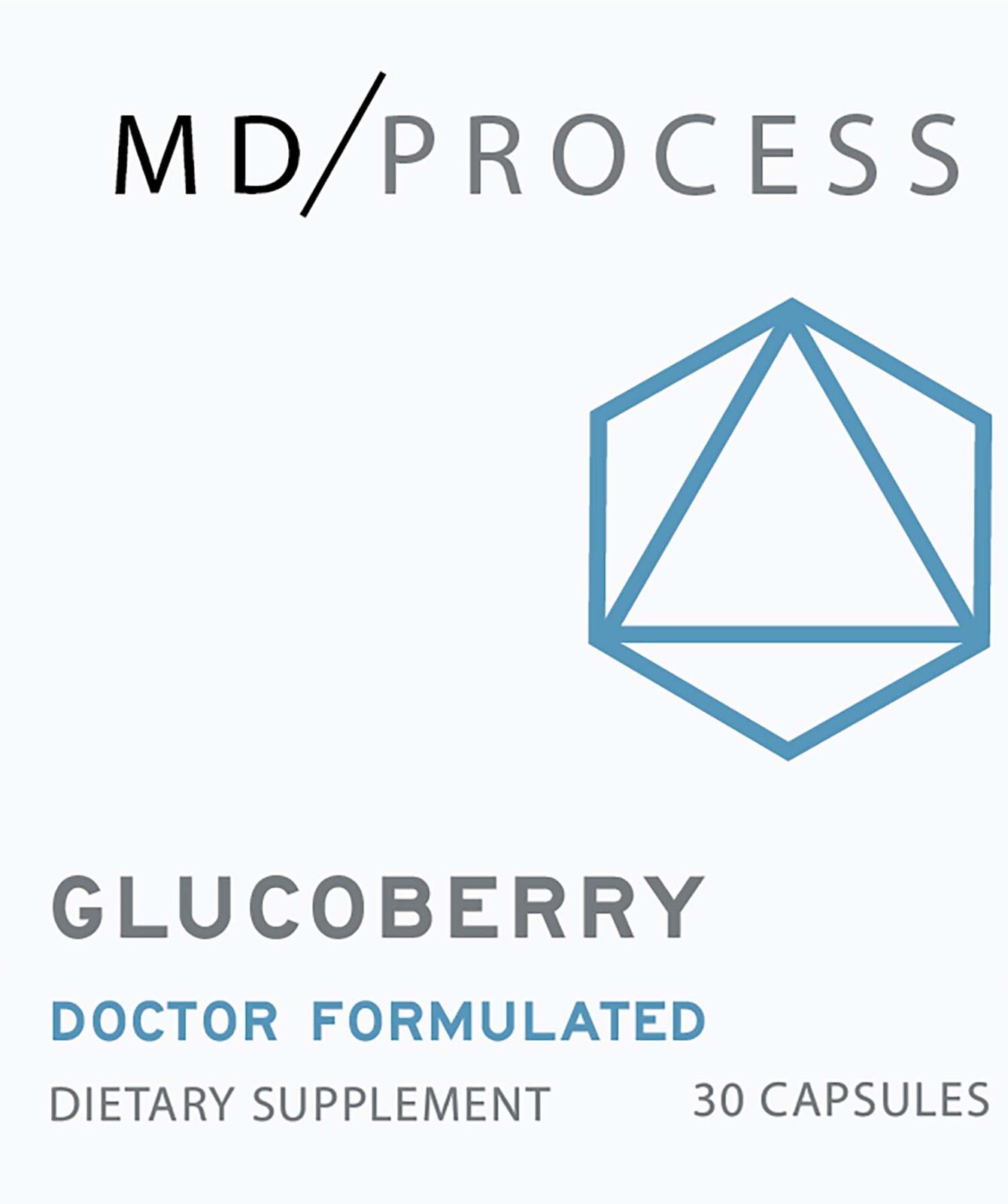 GlucoBerry Health Supplement by MD Process 30 Capsules Gluco Berry